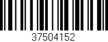 Código de barras (EAN, GTIN, SKU, ISBN): '37504152'