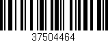 Código de barras (EAN, GTIN, SKU, ISBN): '37504464'
