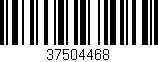 Código de barras (EAN, GTIN, SKU, ISBN): '37504468'