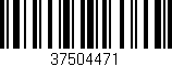 Código de barras (EAN, GTIN, SKU, ISBN): '37504471'