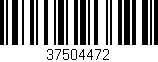 Código de barras (EAN, GTIN, SKU, ISBN): '37504472'