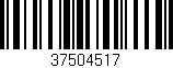 Código de barras (EAN, GTIN, SKU, ISBN): '37504517'