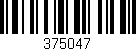Código de barras (EAN, GTIN, SKU, ISBN): '375047'