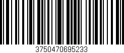 Código de barras (EAN, GTIN, SKU, ISBN): '3750470695233'