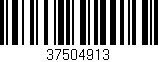 Código de barras (EAN, GTIN, SKU, ISBN): '37504913'