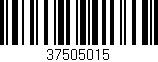 Código de barras (EAN, GTIN, SKU, ISBN): '37505015'