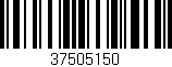 Código de barras (EAN, GTIN, SKU, ISBN): '37505150'