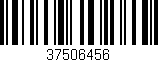 Código de barras (EAN, GTIN, SKU, ISBN): '37506456'