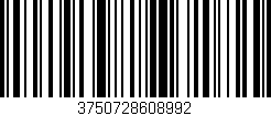 Código de barras (EAN, GTIN, SKU, ISBN): '3750728608992'