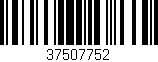 Código de barras (EAN, GTIN, SKU, ISBN): '37507752'