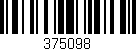 Código de barras (EAN, GTIN, SKU, ISBN): '375098'
