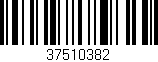 Código de barras (EAN, GTIN, SKU, ISBN): '37510382'