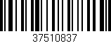 Código de barras (EAN, GTIN, SKU, ISBN): '37510837'