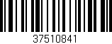 Código de barras (EAN, GTIN, SKU, ISBN): '37510841'