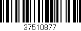 Código de barras (EAN, GTIN, SKU, ISBN): '37510877'