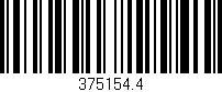 Código de barras (EAN, GTIN, SKU, ISBN): '375154.4'