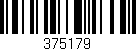 Código de barras (EAN, GTIN, SKU, ISBN): '375179'