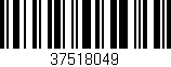Código de barras (EAN, GTIN, SKU, ISBN): '37518049'