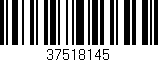Código de barras (EAN, GTIN, SKU, ISBN): '37518145'
