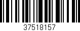 Código de barras (EAN, GTIN, SKU, ISBN): '37518157'