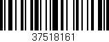 Código de barras (EAN, GTIN, SKU, ISBN): '37518161'