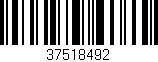 Código de barras (EAN, GTIN, SKU, ISBN): '37518492'