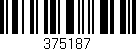 Código de barras (EAN, GTIN, SKU, ISBN): '375187'