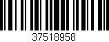 Código de barras (EAN, GTIN, SKU, ISBN): '37518958'