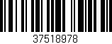 Código de barras (EAN, GTIN, SKU, ISBN): '37518978'