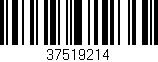 Código de barras (EAN, GTIN, SKU, ISBN): '37519214'