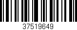 Código de barras (EAN, GTIN, SKU, ISBN): '37519649'