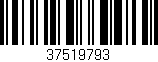 Código de barras (EAN, GTIN, SKU, ISBN): '37519793'