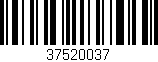 Código de barras (EAN, GTIN, SKU, ISBN): '37520037'