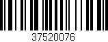 Código de barras (EAN, GTIN, SKU, ISBN): '37520076'