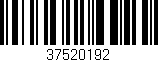 Código de barras (EAN, GTIN, SKU, ISBN): '37520192'