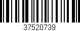 Código de barras (EAN, GTIN, SKU, ISBN): '37520739'