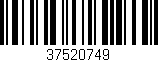 Código de barras (EAN, GTIN, SKU, ISBN): '37520749'
