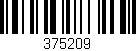 Código de barras (EAN, GTIN, SKU, ISBN): '375209'