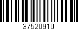 Código de barras (EAN, GTIN, SKU, ISBN): '37520910'