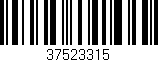 Código de barras (EAN, GTIN, SKU, ISBN): '37523315'