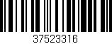 Código de barras (EAN, GTIN, SKU, ISBN): '37523316'