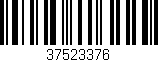 Código de barras (EAN, GTIN, SKU, ISBN): '37523376'