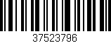 Código de barras (EAN, GTIN, SKU, ISBN): '37523796'