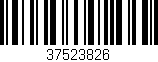 Código de barras (EAN, GTIN, SKU, ISBN): '37523826'