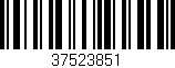 Código de barras (EAN, GTIN, SKU, ISBN): '37523851'