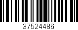 Código de barras (EAN, GTIN, SKU, ISBN): '37524486'