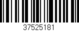 Código de barras (EAN, GTIN, SKU, ISBN): '37525181'
