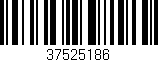 Código de barras (EAN, GTIN, SKU, ISBN): '37525186'