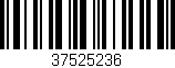 Código de barras (EAN, GTIN, SKU, ISBN): '37525236'