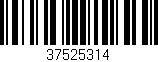 Código de barras (EAN, GTIN, SKU, ISBN): '37525314'